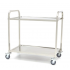 Chariot de service inox professionnel Maxima 2 plateaux pour restauration CHR