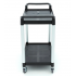 Chariot de service plastique professionnel Maxima 2 étagères 103 x 50,5 cm CHR