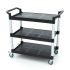 Chariot de service plastique professionnel Maxima 3 étagères 103 x 50,5 cm CHR