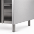 Meuble bas d'angle inox CHR Dosseret 600/700 avec porte battante