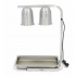 Lampe chauffante double professionnelle Maxima inox pour maintien au chaud CHR