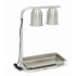 Lampe chauffante double professionnelle Maxima inox pour maintien au chaud CHR