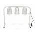Lampe chauffante triple Maxima avec bac GN 2/1 pour CHR