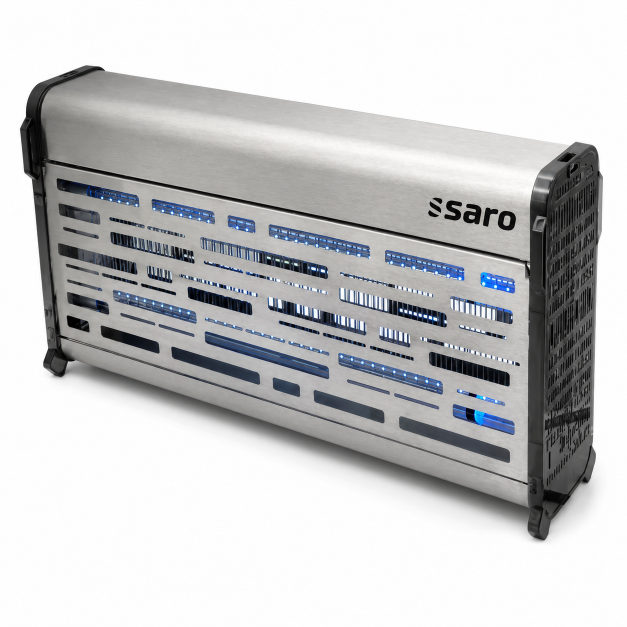 Destructeur d’insectes LED SARO PT300I inox 120 m² pour CHR