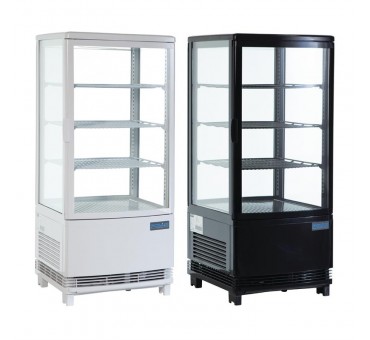 Vitrine réfrigérée portes incurvées 86 Litres Polar Vitrine réfrigérée portes incurvées 86 Litres Polar