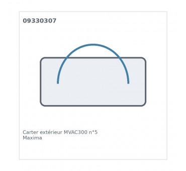 Carter extérieur MVAC300 n°5 Maxima 09330307