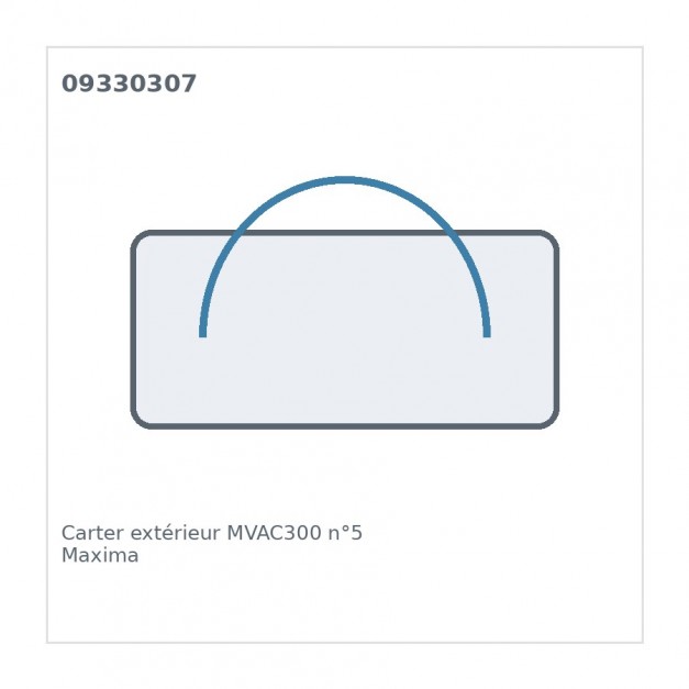 Carter extérieur MVAC300 n°5 Maxima 09330307