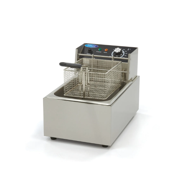 Friteuse professionnelle électrique 6L Maxima | 1 panier inox pour CHR
