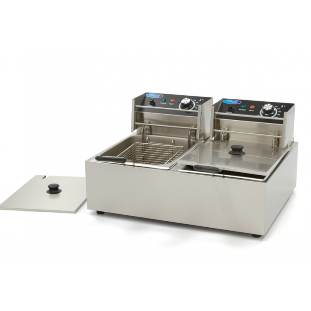 Friteuse professionnelle électrique double 2 x 6L Maxima | Matériel CHR