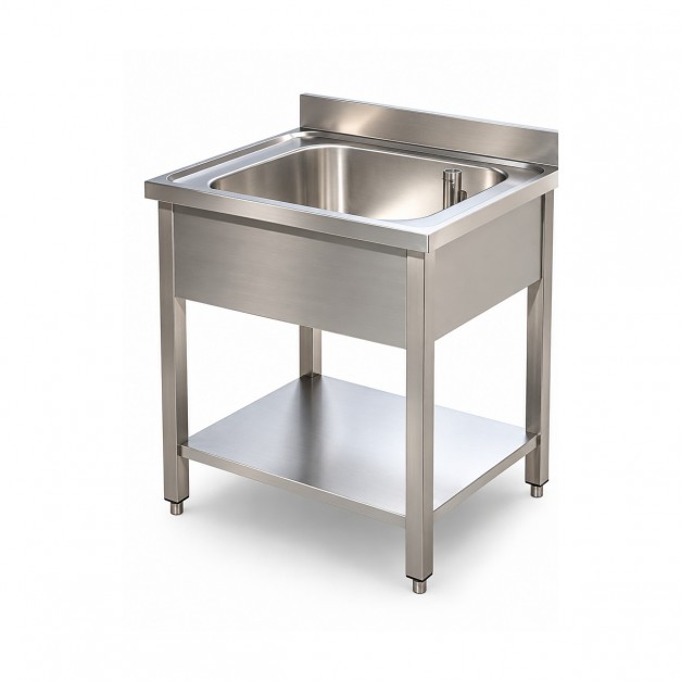 Plonge avec étagere basse Prof 600