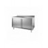 Placard bas inox avec dosseret portes coulissantes profondeur 700 COMB