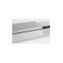 Saladette réfrigérée couvercle en acier inox 1/4 gn