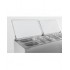 Saladette 2 portes 6x1/3gn récipient