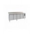 Table réfrigérée bord relevé 4 portes