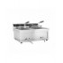 Friteuse posable électrique 2x12l 2x6kw