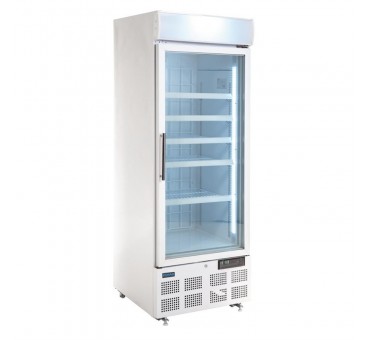 Vitrine réfrigérée négative une porte avec bandeau lumineux Polar 412L Vitrine réfrigérée négative une porte avec bandeau lumineux Polar 412L