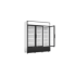 Réfrigérateur 3 portes en verre