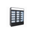 Armoire vitrée réfrigérée 3 portes en verre noir fcu-1200 bl