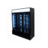 Armoire vitrée réfrigérée 3 portes en verre noir fcu-1200 bl
