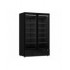 Armoire vitrée réfrigérée 2 portes en verre noir jde-1000r bl
