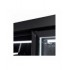 Armoire vitrée réfrigérée 3 portes en verre noir jde-1530r bl
