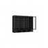 Armoire vitrée réfrigérée 4 portes en verre noir jde-2025r bl