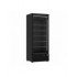 Armoire vitrée réfrigérée 1 porte en verre noir jde-600r bl