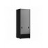 Armoire vitrée réfrigérée 1 porte en verre noir jde-600r bl