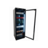 Réfrigérateur 1 porte en verre 382l noir sans canopy