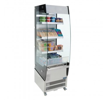 Vitrine positive libre service plusieurs niveaux 220L Polar Vitrine positive libre service plusieurs niveaux 220L Polar