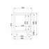 700 table congélateur 2 portes mono block energy line