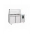 Saladette 2 portes 3x 1/1gn récipient