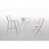 Lot de 4 Fauteuils de Terrasse en Aluminium Empilables – Extérieur Résistant et Sans Entretien