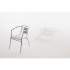 Lot de 4 Fauteuils de Terrasse en Aluminium Empilables – Extérieur Résistant et Sans Entretien