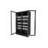 Réfrigérateur 2 portes en verre noir