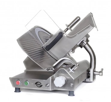 Trancheuse à jambon inox 330 mm à pignons NOAW 330 G INOX E