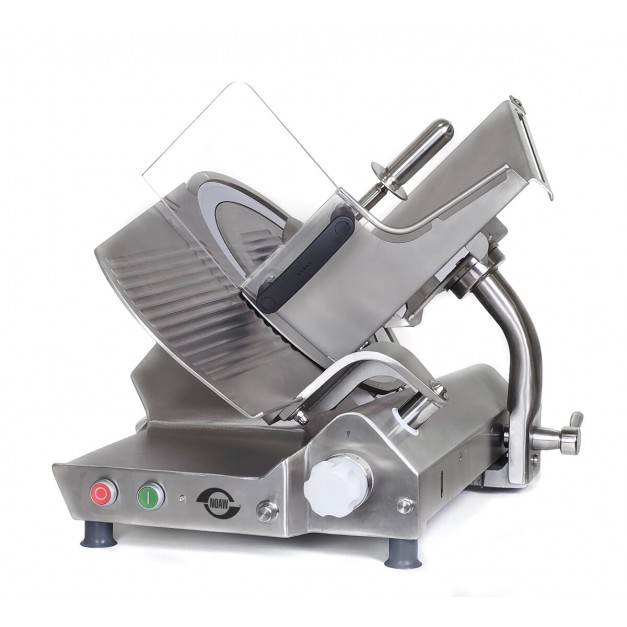 Trancheuse à jambon inox 330 mm à pignons NOAW 330 G INOX E