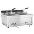 Friteuse posable électrique 2x12l 2x9kw