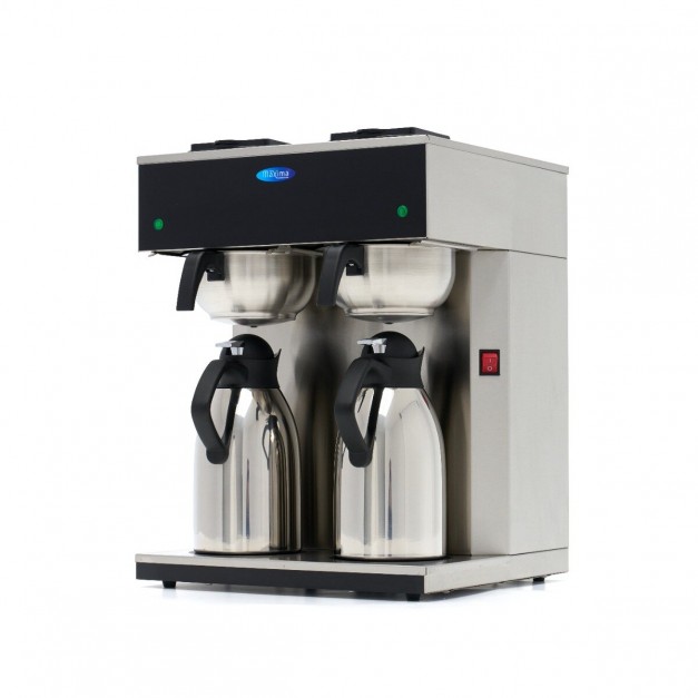 Cafetière filtre double Maxima 2 x 2 L avec verseuses isothermes