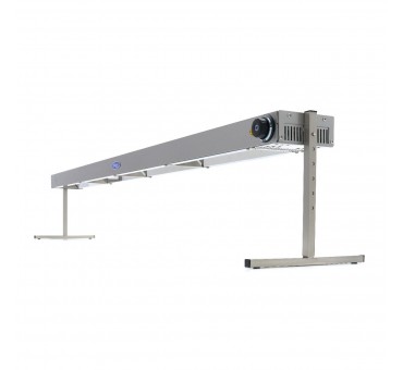 Rampe chauffante Maxima 182 cm en inox, 1 650 W