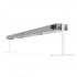 Rampe chauffante Maxima 152 cm en inox, 1 500 W