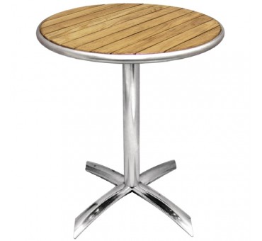 Table de bistro ronde à plateau basculant en frêne 600 mm Table de bistro ronde à plateau basculant en frêne 600 mm