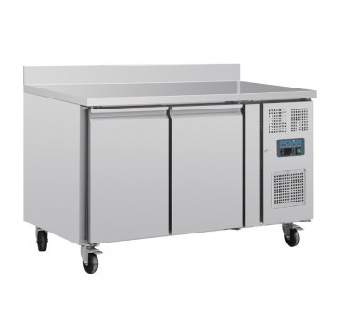 Table réfrigérée 2 portes avec dosseret 282L Polar Table réfrigérée 2 portes avec dosseret 282L Polar