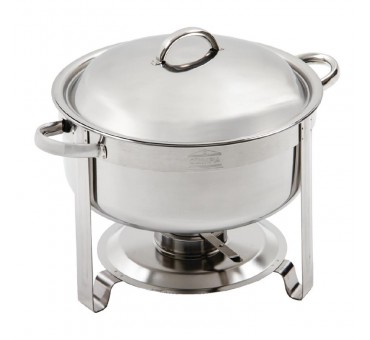 Chafing dish rond inox 7.5 litres complet Chafing dish rond inox 7.5 litres complet