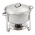 Chafing dish rond inox 7.5 litres complet