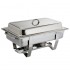 Chafing dish gn 1/1 inox complet avec 2 brûleurs