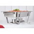 Chafing dish gn 1/1 inox complet avec 2 brûleurs