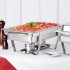 Chafing dish gn 1/1 inox complet avec 2 brûleurs