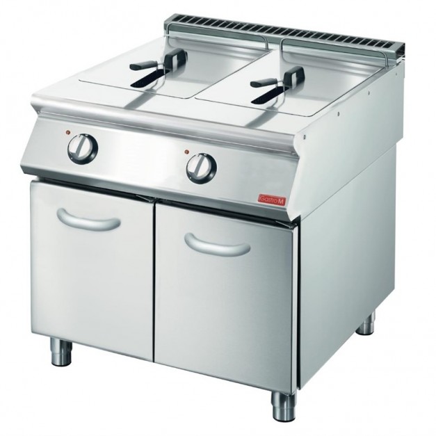 Friteuse électrique professionnelle 2 x 10L sur pieds Gastro M
