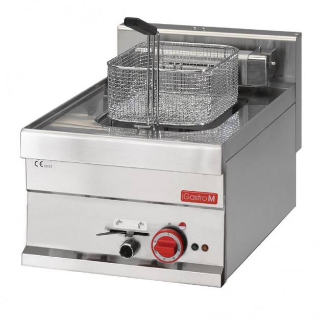 Friteuse électrique professionnelle avec robinet de vidange 10 litres Gastro M